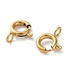 Ion Plating(IP) 304 Stainless Steel Spring Ring Clasps X-STAS-C114-04B-G-2