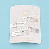 Rectangle Iron Snap Hair Clip Findings PHAR-A011-07P-1