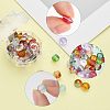 CHGCRAFT 280pcs 14 Style Transparent Glass Beads GLAA-CA0001-49-5