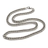 Non-Tarnish 201 Stainless Steel Curb Chain Necklaces NJEW-Q336-06B-P-4