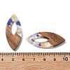 Resin and Walnut Pendants FIND-R051-12-4