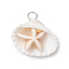 Summer Beach Natural Shell Pendants PALLOY-JF02649-2