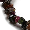 Natural Tourmaline Chip Beaded Stretch Bracelet G-H294-01A-01-2