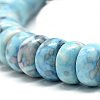 Synthetic Ocean White Jade Beads Strands LS-G-S257-5x10mm-02-3