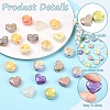 20Pcs 2 Styles Opaque Acrylic European Beads OACR-YW0004-39-5