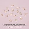 304 Stainless Steel Leverback Earring Findings STAS-PH0018-28G-4