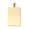 201 Stainless Steel Pendant STAS-B033-01G-04-2