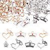 64Pcs 8 Style Alloy Pendant Sets FIND-AR0001-34-1