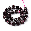 Natural Garnet Beads Strands G-N327-08A-03-3