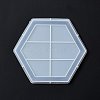 DIY Hexagon Tray Display Decoration Silicone Molds LS-DIY-G067-05C-4