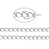 Tarnish Resistant 304 Stainless Steel Curb Chains CHS-Q001-22-7