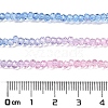 Transparent Painted Glass Beads Strands X1-DGLA-A034-T2mm-A08-3