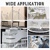 60Pcs 3 Style ABS Plastic Square & Round Tubes DIY-OC0011-73-6