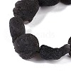 Natural Tektite Beads Strands G-Q164-F03-01-4