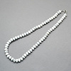 Fashionable Gemstone Beaded Necklaces NJEW-R211-01-1
