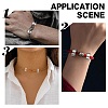 100Pcs 2 Colors Zinc Alloy Slide Charms FIND-DC0004-96-7