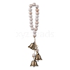 Brass Bell Key Pendant Decorations HJEW-JM04230-02-2