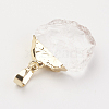 Natural Quartz Crystal Pendants G-F527-04G-3