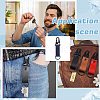 4Pcs PU Leather Belt Keychains AJEW-PH0010-27A-5
