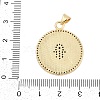 Brass Micro Pave Cubic Zirconia Pendants KK-I723-38G-3