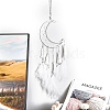 Woven Net/Web with Feather with Iron Home Crafts Wall Hanging Decoration PW-WG99488-03-1