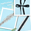 Flower Full Crystal Rhinestone Handmade Bridal Belts for Wedding Dresses AJEW-WH20006-233B-01-5