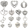 SUNNYCLUE 90Pcs 15 Style Tibetan Style Alloy Pendants TIBEP-SC0002-55-1