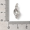 Rack Plating Brass Clear Cubic Zirconia Pendants KK-Z056-17P-3