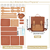 DIY Imitation Leather Sew on Backpack Kits DIY-WH0387-27B-2