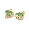 Transparent K9 Glass Connector Charms X-GLAA-A005-31LG-04-2