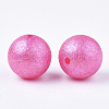 Acrylic Imitation Pearl Beads OACR-T013-01A-03-2