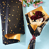 20 Sheets Plastic Gold Foil Flower Bouquets Wrapping Packaging DIY-TAC0025-13B-9