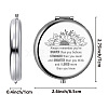 CREATCABIN 1Pc Stainless Steel Customization Mirror DIY-CN0002-16B-2