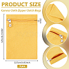 Canvas Cloth Zipper Bags ABAG-WH0077-09B-06-2