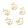 201 Stainless Steel Pendants STAS-G258-04G-1