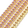 Two Tone Handmade Brass Curb Chains CHC-I035-01G-10-1