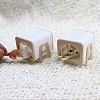 7Pcs Plastic Cat with Cat Coin Bank Miniature Ornaments PW-WGB3D56-01-3