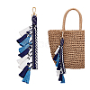 Polyester Tassel Display Decorations with Alloy Clasps PURS-WH0001-82-6