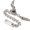 304 Stainless Steel Snake Chain Necklaces NJEW-Q339-03P-3
