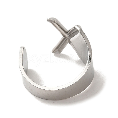 Non-Tarnish 201 Stainless Steel Finger Rings RJEW-H223-04P-X-1