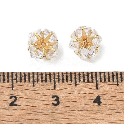 Brass & Glass Beads GL-CBA12D7-02G-1