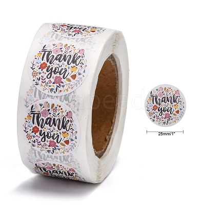1 Inch Thank You Stickers DIY-G013-A14-1