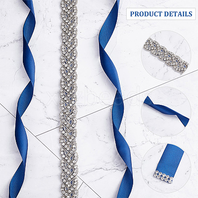 Polyester Bridal Belts DIY-WH0043-02C-1