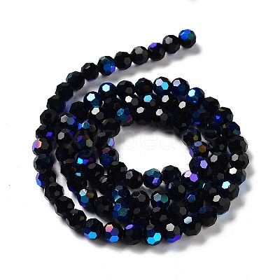 Opaque Glass Beads Strands LS-EGLA-A035-P6mm-L18-1