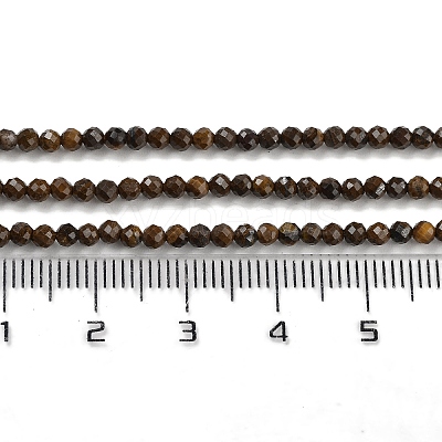 Natural Tiger Eye Beads Strands G-M399-03A-01-1