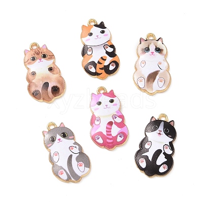 Alloy Enamel Pendants FIND-E031-02-M-1