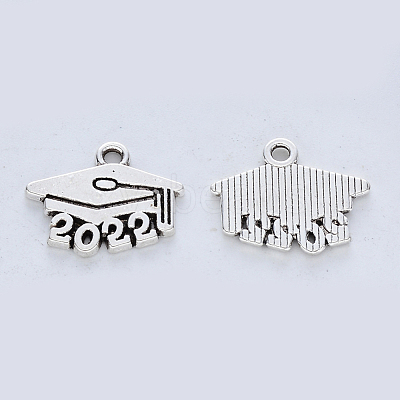 Tibetan Style Alloy Pendants TIBE-R316-139AS-RS-1