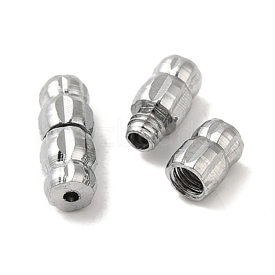 Brass Screw Clasps KK-G187-N-1