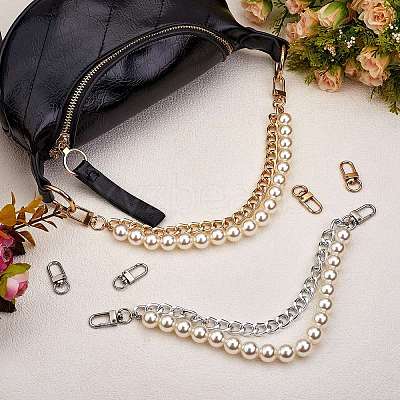 DIY Imitation Pearl Bag Strap Making Kits DIY-SZ0008-93-1