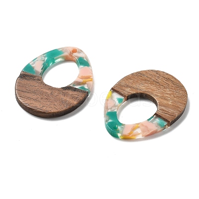 Resin and Walnut Pendants FIND-R051-10D-1